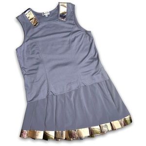 VINTAGE 80s 90s Tennis Prep Golf Active Quantum Hanasport Purple 2PC Set Skirt